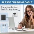 thumbnail image 4 of Cargador Samsung Super Fast tipo C de 45 W con cable de 1,5 m, color negro, 4 of 7