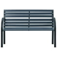 thumbnail image 7 of Outdoor Bench Charmma Garden Bench 47.2" Gray Wood, 7 of 7