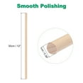 thumbnail image 2 of Wooden Dowel Rods Wood Sticks, 12"x0.39" Round Wooden Dowels Rod for DIY, Arts Decoration, Crafts Wand, 10pcs, 2 of 6