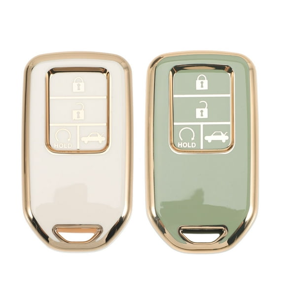 2 Pcs Car Key Cover Car Keys Keychain Key Fob Sleeve Key Fob Holder Case 7x3.5cm