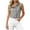 Black-06, variant on Sleeveless Ruffle Trim Tops for Women Striped V Neck Button Down Casual Everyday Office Blouses