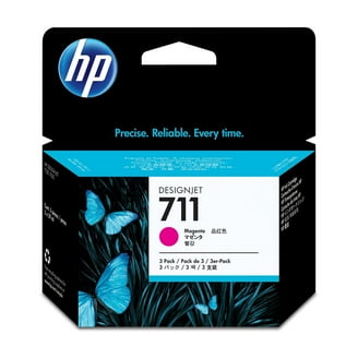 HP DesignJet Printer Ink Cartridge, 711 80-ml Black, CZ133A