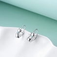 thumbnail image 4 of 925 pendientes de gatito lindos de plata esterlina, postes de gato con chicas, pendientes de cartílago minimalistas, pendientes de amistad animal, regalos para gatos, joyas para gatos, 4 of 5