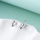 thumbnail image 4 of 925 pendientes de gatito lindos de plata esterlina, postes de gato con chicas, pendientes de cartílago minimalistas, pendientes de amistad animal, regalos para gatos, joyas para gatos, 4 of 5