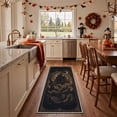thumbnail image 4 of GENIMO 2'x3' Halloween Doormat, Washable Non Slip Soft Gothic Castle Outdoor Door Mat for Front Door Covered Porch Patio Entryway, Antique Gold, 4 of 6