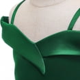thumbnail image 4 of Ketyyh-chn99 Robes d'Été pour Filles Robes de Plage Sans Manches Imprimé Floral Princesse Filles Décontracté Manches Longues Robe Courte Vert,3-4 Ans, 4 of 4