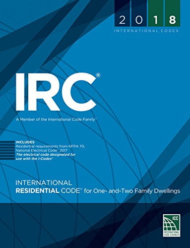 Pre-Owned 2018 International Residential Code for One- And Two-Family Dwellings (Paperback) 1609837371 9781609837372