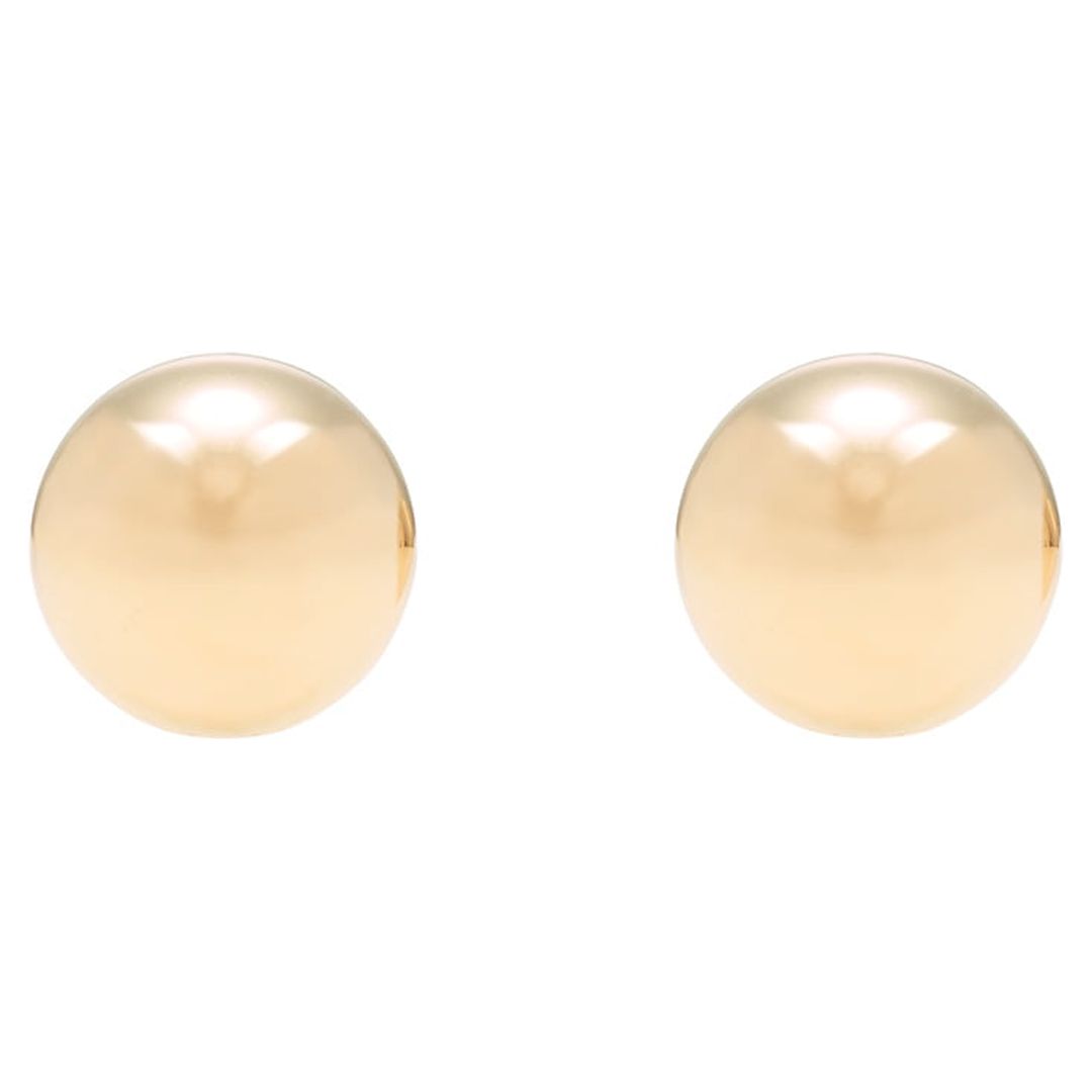 A&M 14k Gold Classic Lightweight Ball Stud Earrings with Pushback, 3mm to 9mm, Women’s - image 4 of 5