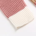 thumbnail image 6 of NARABB Women's Sweater Knit Outwear Long Sleeve Striped Pullover Knitted Buttons Sweater Tops, 6 of 7