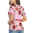 thumbnail image 3 of Spider-Man T-Shirt à Manches Courtes Col en V pour Femmes, 3 of 7
