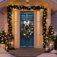 thumbnail image 5 of Decoración de la cubierta de la puerta de Navidad | Colgado festivo de puertas de tela | Feliz Navidad y Feliz Año Nuevo Diseño | Poliéster duradero | 90x180cm | Instalación fácil | Decoración para, 5 of 9