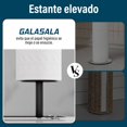 thumbnail image 2 of GALASALA Porta Rollos Papel de Ba&ntilde;o de Pie, Porta Papel de Ba&ntilde;o de Acero Inoxidable, Soporte Portarollos Papels Higienico con Base Antideslizante, para 4 Rollos de Repuesto y 2 G, 2 of 7