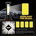 thumbnail image 5 of For Cadillac ATS 2013-2019 LED Headlight Bulbs 2PCS 9012 High/Low Beam Replacement Kit, 5 of 10