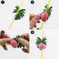 thumbnail image 3 of GoXteam 100 Coconut Tree Drinking Straws, Hawaiian Beach Cocktail Luau Party Decorations Supplies, 3 of 7