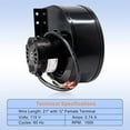 thumbnail image 3 of Adviace 3-21-33647 Replacement Inducer Blower Motor 1 Piece 1 Pack, 3 of 7