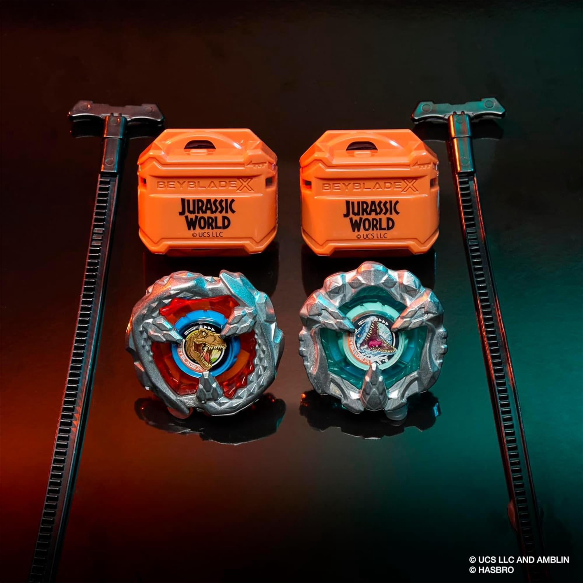Beyblade X Jurassic World T. Rex vs Mosasaurus Collaboration, Multipack