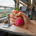 thumbnail image 5 of 6" Jumbo Viral Dragon Fruit Squishy Toy - Giant Smush Mart Squishy Fruit - Soft Sensory Stress Relief Toy for Teens & Adults - Fun Novelty Gift for Birthdays & Holiday Festivals, 5 of 6