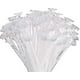 thumbnail image 1 of 100 piezas de palitos de globo, soportes de palos de color blanco leche duraderos gruesos de plástico con tazas para decoración de fiestas, 1 of 5