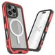 thumbnail image 1 of Funda Case GHOSTEK Atomic Mag para iPhone 16 PRO MAX Aluminio Roja Transp, 1 of 8