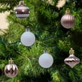 thumbnail image 5 of kcavykas Christmas Ball Ornaments 31pcs – Multicolor Shatterproof Plastic, Variety of Styles, Lightweight, Hanging Tree Decorations for Home, School, Office, 1.97", 5 of 6