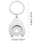 thumbnail image 2 of unbranded 2Ud Llavero Colgante Token De Metal Para Carrito De Supermercado Decorativo, 2 of 6