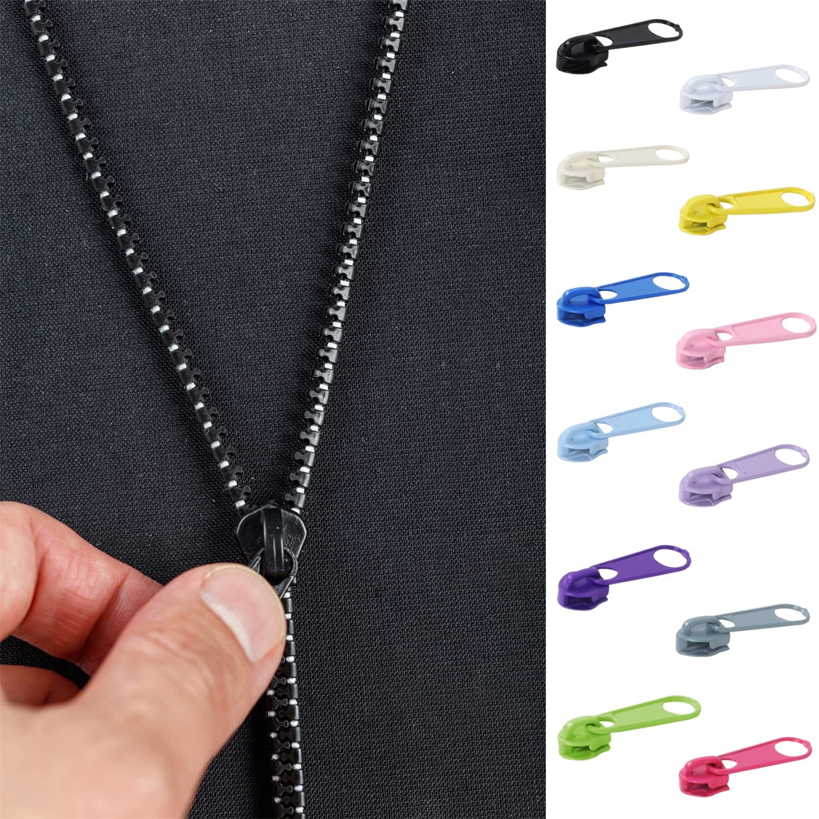 #3 #5 Nylon Coil Sewing Zippers Zippers Repair Craft Supplies Zips Pulls Sliders for Bag