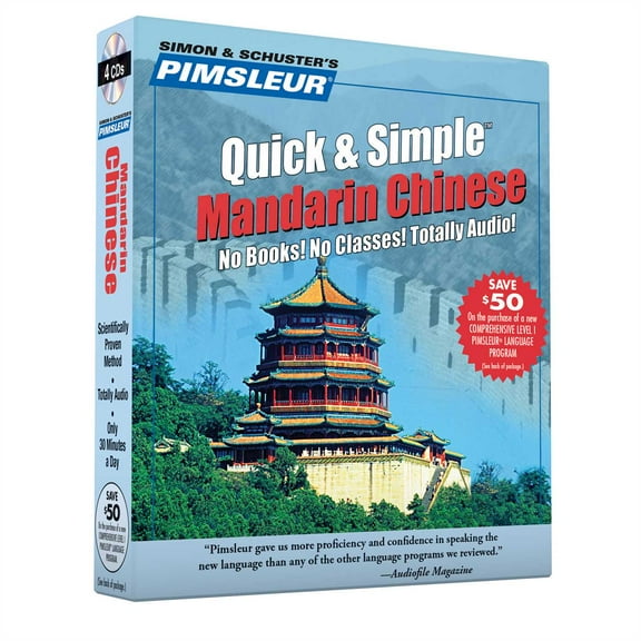 Quick & Simple: Pimsleur Chinese (Mandarin) Quick & Simple Course - Level 1 Lessons 1-8 CD : Learn to Speak and Understand Mandarin Chinese with Pimsleur Language Programs (Series #1) (Edition 2) (CD-Audio)