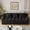 Black, variant on HOQBN 71" Cloud Sofa for Living Room,Upholstered Chenille Boneless Sofa with Deep Seat Design and 2 Pillows,Comfy Cloud Couch for Bedroom, Office, Apartment, No Assembly,Cream White