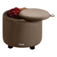 thumbnail image 3 of Tabouret de Rangement Court Pantone Brun, 3 of 12