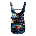 thumbnail image 5 of PMVFHDE Plus Size Swimsuit For Women Floral High Waist Tankini Adjustable For Full Coverage, 5 of 5