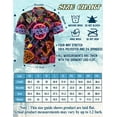 thumbnail image 2 of Neon Pizza Hawaiian Shirt for Men, Button Down Summer Beach Short Sleeve, S-5XL, 2 of 4