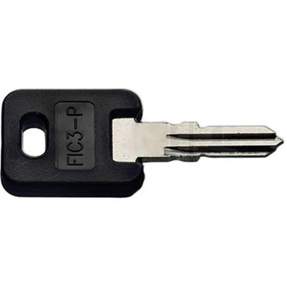 Kaba-Ilco Black Plastic Head Vehicle Key - Pack of 5
