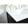 thumbnail image 4 of 30 inch single bathroom vanity in black with backsplash, 4 of 8