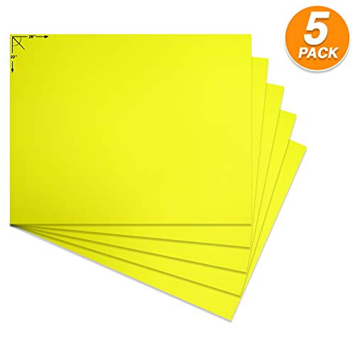 Emraw Poster Board Lightweight Craft Backing Boards for Presentations