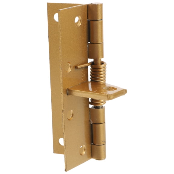 Gold Invisible Hinge for Wood and Metal Doors 90 Degree Auto Door Closer Hinge with Self-Closing Mechanism Heavy Duty Concealed Hinge