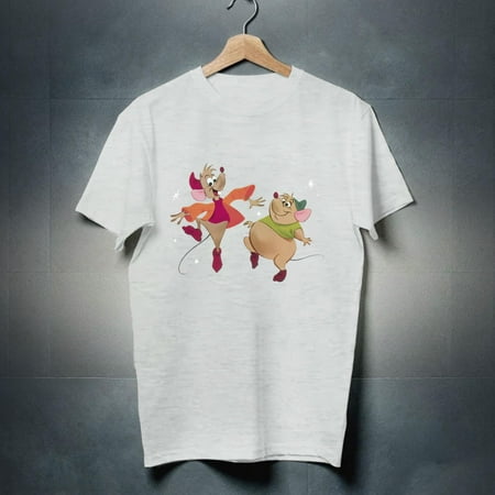 Fairytale Characters Jaq and Gus Youth Shirt and Tote Bag Apparel Sizes S-M-L-XL-XXL-3XL-4XL-5XL Casual Comfortable Unisex Wear for Kids-TH9036