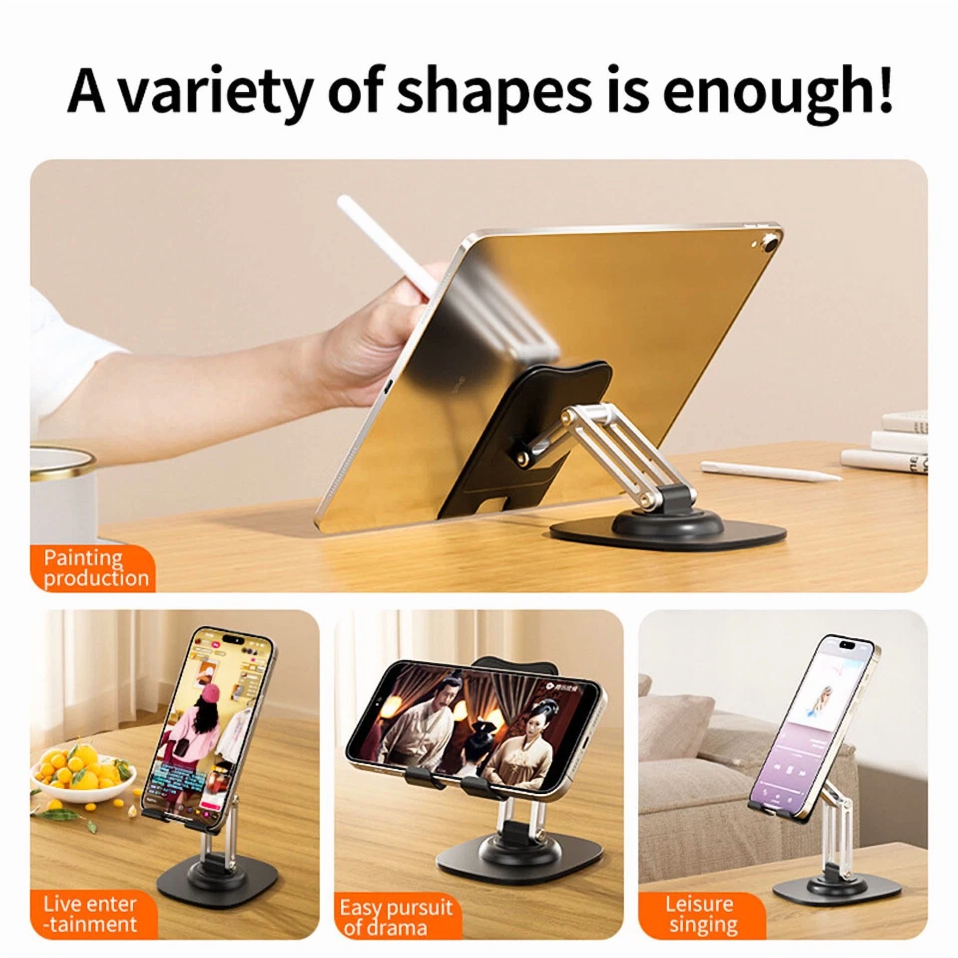 Foldable & Portable Aluminum Desktop Cell Phone Holder Desk Stand Metal Base Us