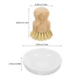 thumbnail image 2 of COOPHYA 1 Set Kitchen Scrub Brush Assorted Color Ceramic Bristles for Non Scratch Cleaning, 2 of 8