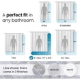 thumbnail image 2 of RunMin Grocery Store Bathroom Shower Curtain - Waterproof Plastic Shower Curtain Premium PEVA Non-Toxic with Rust Proof Grommets Clear 10G Heavy Duty Bathroom Accessories 72x84, 2 of 11