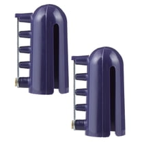 TEHAUX Plastic Navy Yarn Guide Knitting Thimble 2 Pieces Knitting Accessories for Hand Knitting