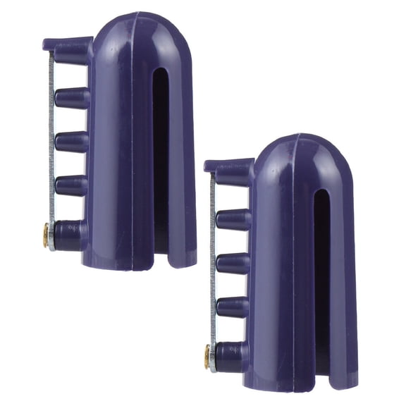 TEHAUX Plastic Navy Yarn Guide Knitting Thimble 2 Pieces Knitting Accessories for Hand Knitting