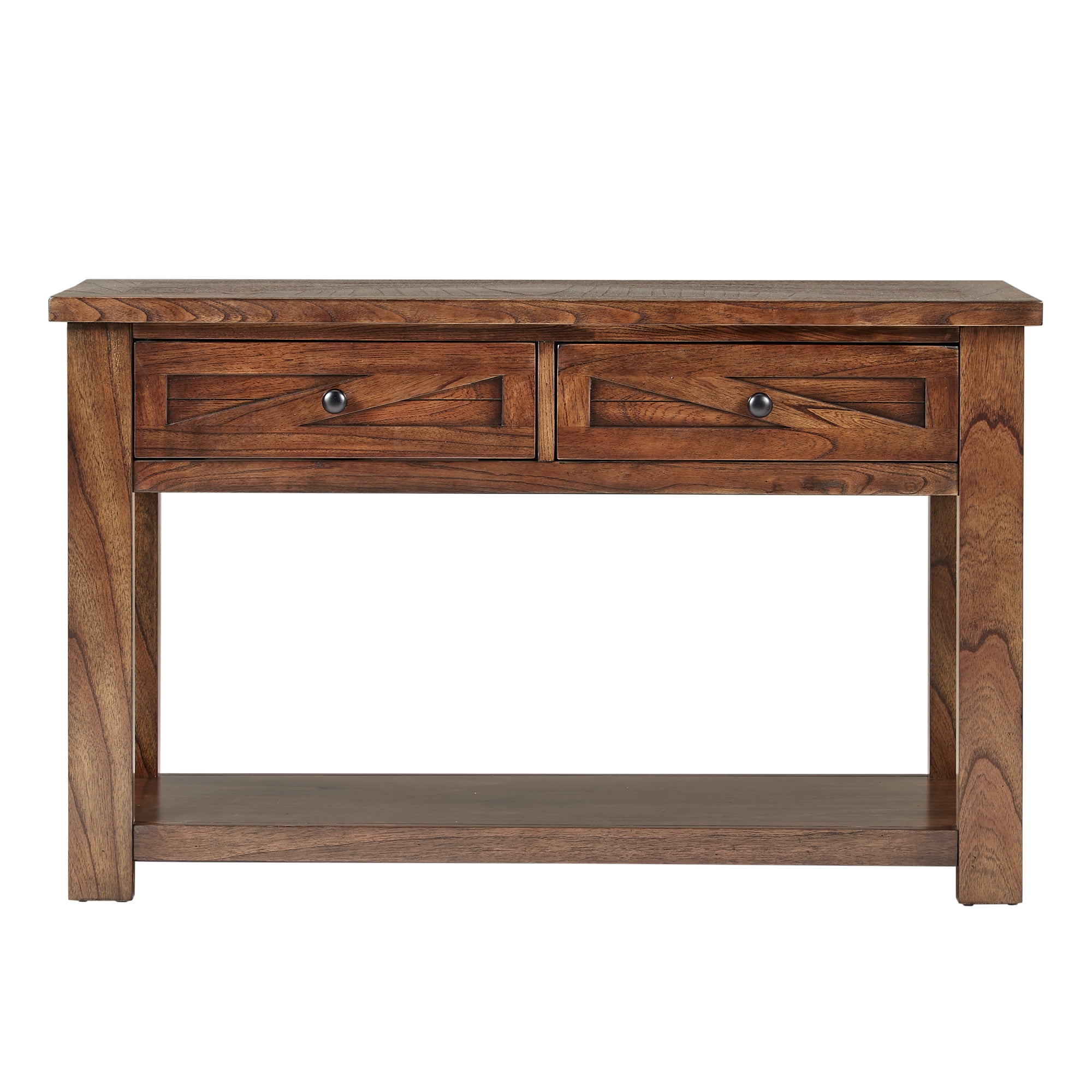 Weston Home Burleson Brown Cherry Finish Sofa Table