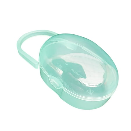 Guvpev Pacifier Holder Case Set,Silicone Portable Pacifier Cover Pouch Bag for Diaper Bags Baby Carriage ,Easy to Clean