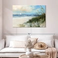thumbnail image 2 of Elephant Stock Oak Island Sunrise Wall Art - Horizontal Canvas Wall Art - Living Room Wall Decor - Beach Canvas - Blue And Beige Decor By Sally Swatland - 45" x 30", 2 of 8