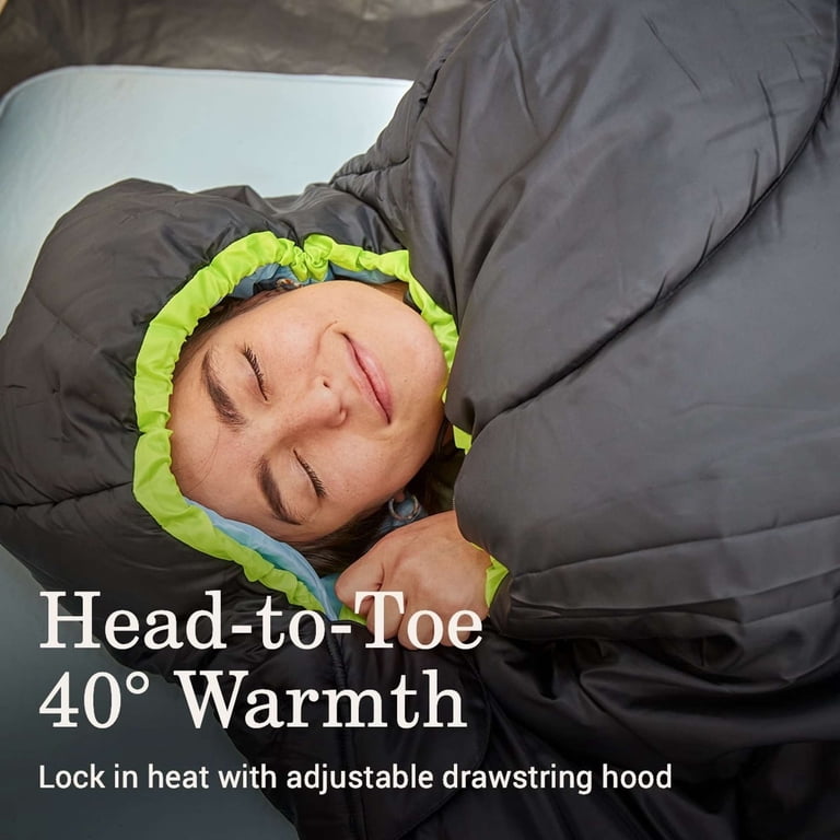 Coleman Montauk 40F Big and Tall Mummy Sleeping Bag photo 7