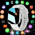 thumbnail image 4 of New Fashionable Sports Smartwatch, 1, 85-inch HD Display, Sync with Mobile Phone, Wireless Calling, Message Reminder, High Quality, 100+ Sports Modes, Compatible with for iphone/Android Devices,, 4 of 15