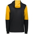 thumbnail image 2 of Holloway Sportswear S All-American Team Hoodie Black/Gold Heather 222581, 2 of 5