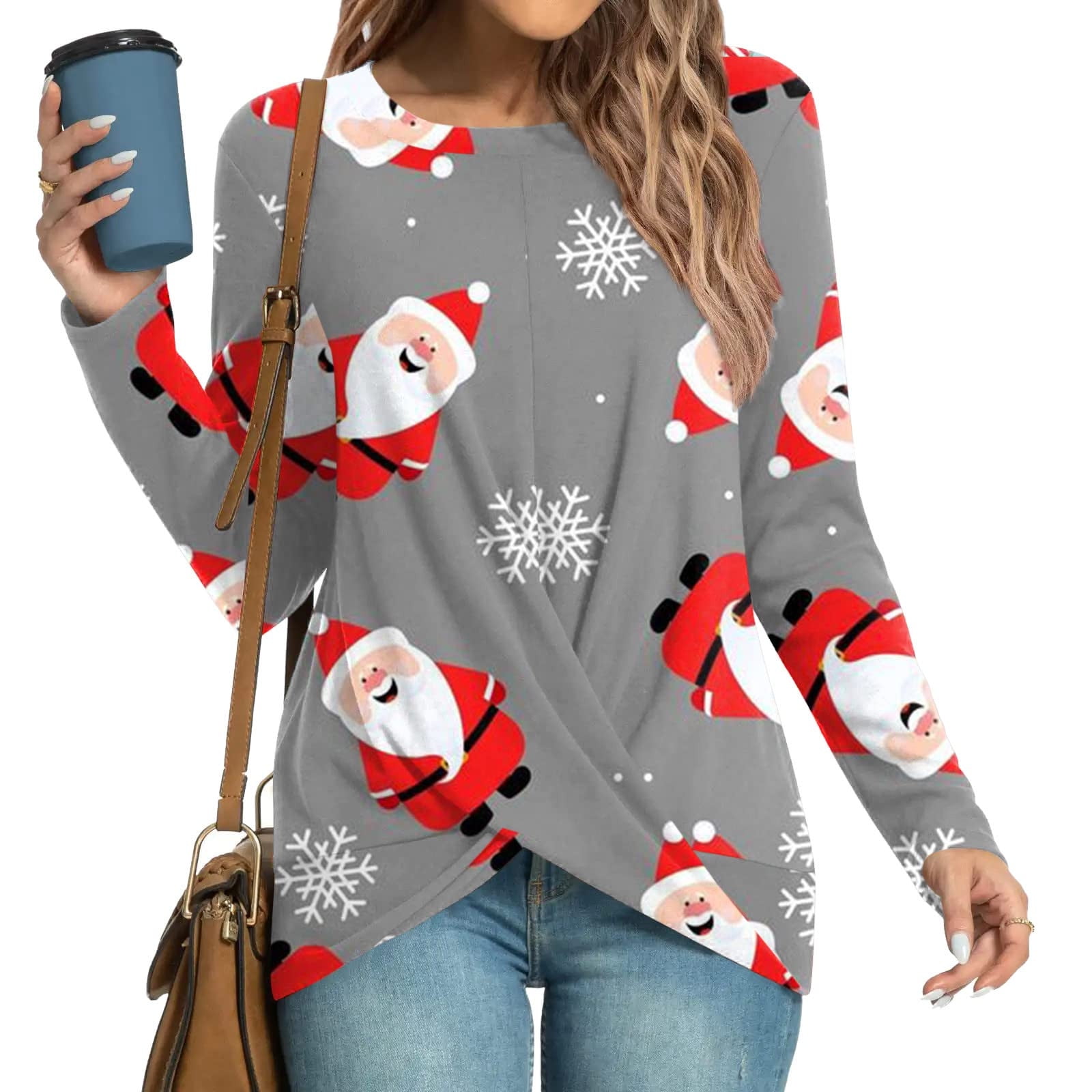 womens christmas blouse
