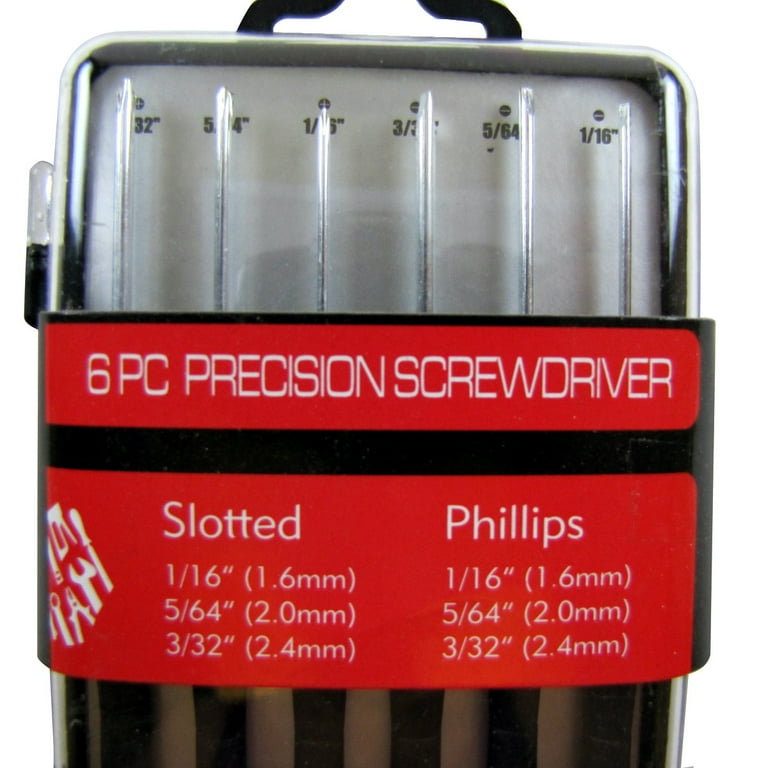 6pc Precision Small Phillips Flat Head Screwdriver Set Glasses Electronics Tool 6pc Precision Small Phillips Flat Head Screwdriver Set Glasses Electronics Tool