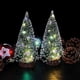 thumbnail image 4 of Dream Loom Artificial Mini Christmas Trees, A Set of 5pcs Miniature Sisal Frosted Christmas Trees Bottle Brush Trees for Xmas Home Tabletop Decor (Gre, 4 of 4